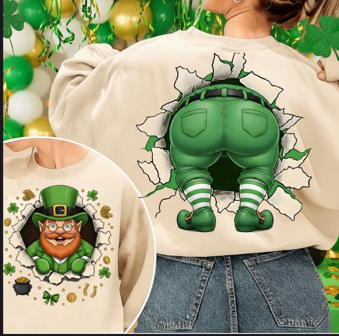 LUCKY St. Patrick's Day Peek-a-Boo Leprechaun