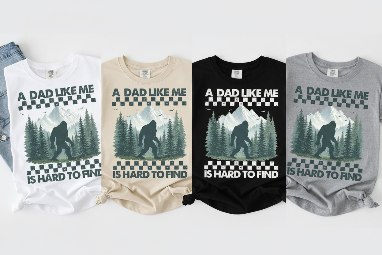 A Dad Like Me Is Hard to Find — Color Mockup
