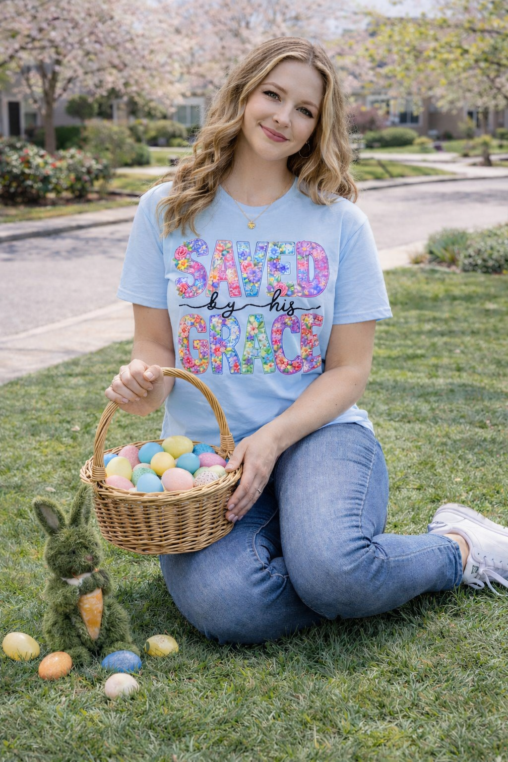 Saved by His Grace Graphic Tee