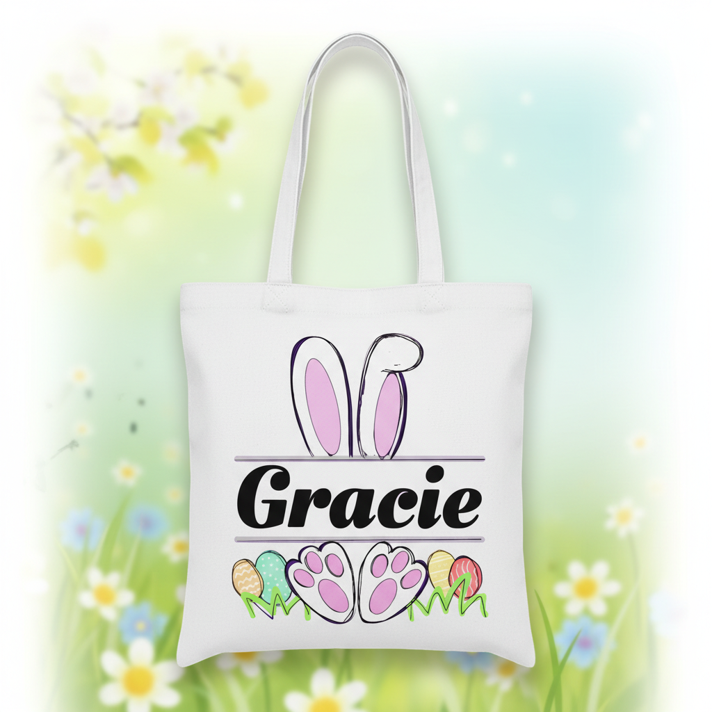Gracie Easter Bunny Tote Bag