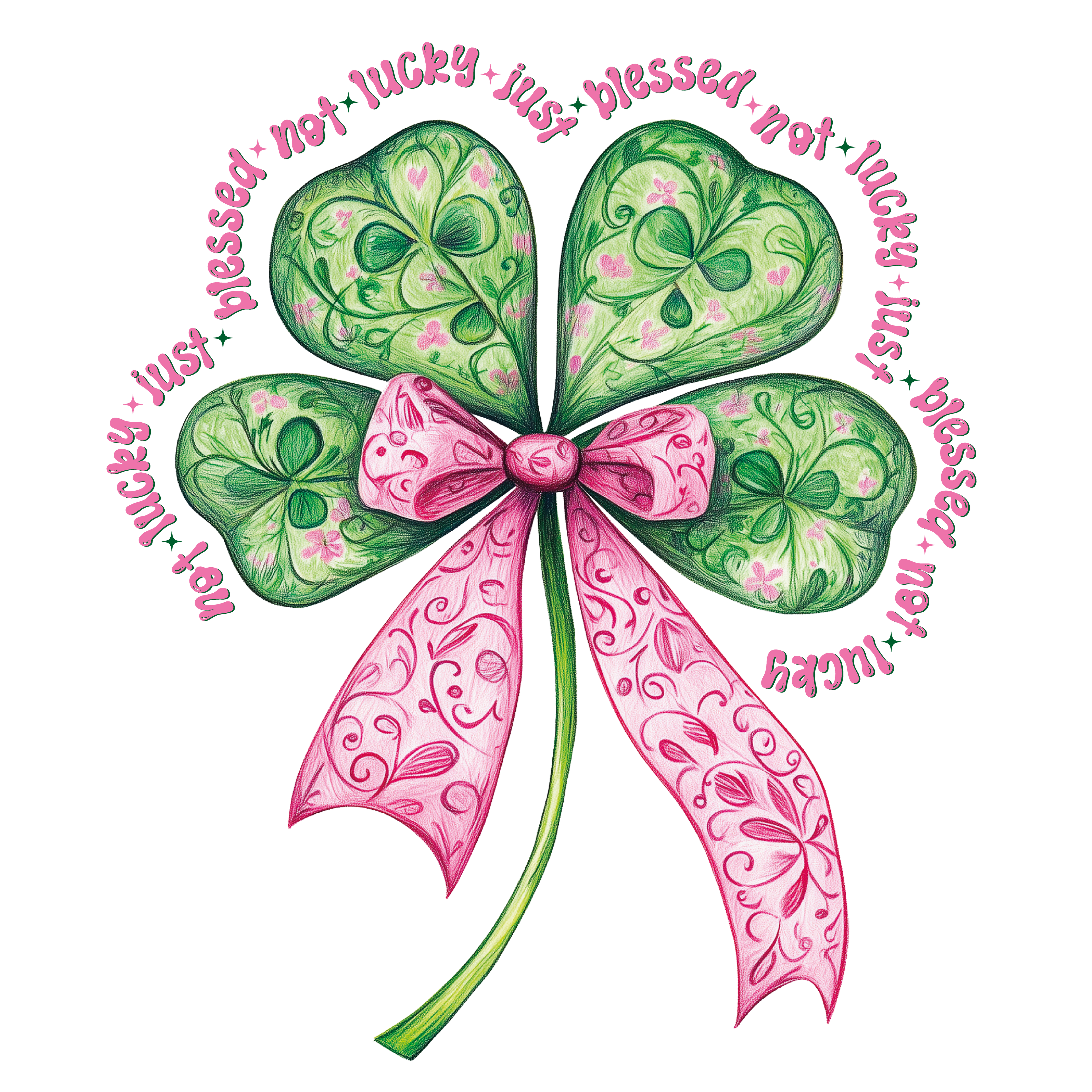 LUCKY St. Patrick's Day Clover