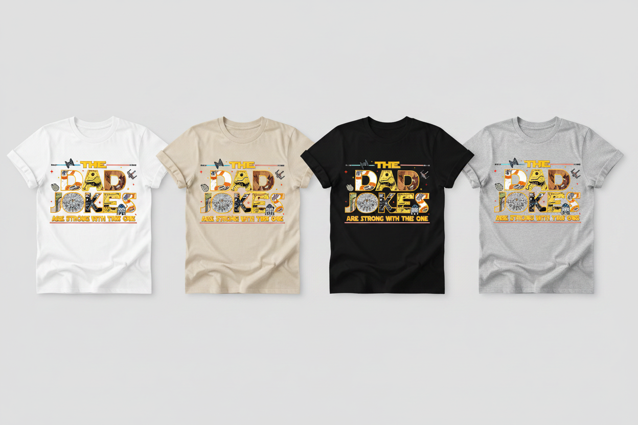 The Dad Jokes Are Strong With This One — Color Mockup